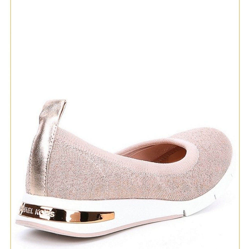Michael kors upton rose gold ballet flats - Picture 3 of 5